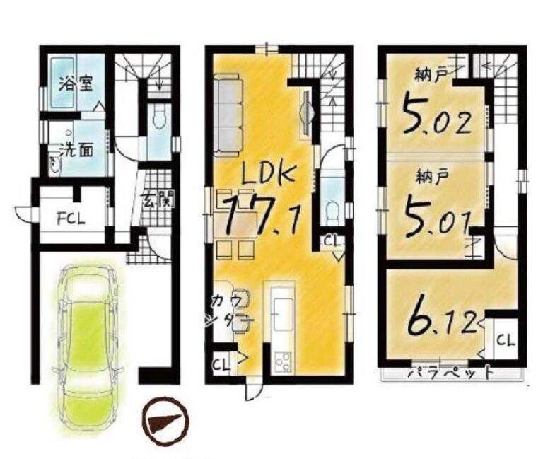 新築参考プラン図